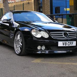 My BRABUS SL55 K8 :  Front Side View