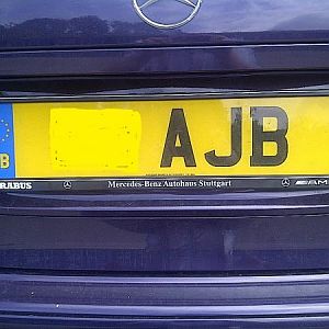 Number plate surround