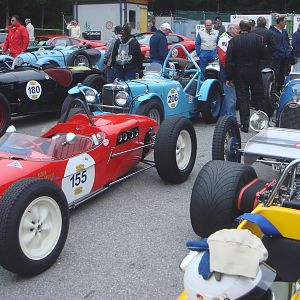 Riley 12 4 TT Sprite.....1936, MG TB Monaco.....1939, Bugatti 35 A.....1926, Lotus 18.....1961