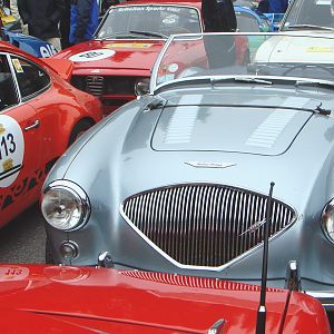 Alfa Romeo Giulia GT Autodelta.....1965, Porsche 906 Carrera 6.....1966, Austin Healey 100 4.....1955