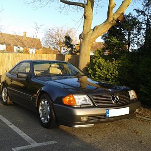 My SL320 Mercedes Private Plate Now On... Thinking of putting clear indicator lenses on, what do others think ?