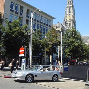 Groenplaats, Antwerp with the Cathedral as backdrop, 23.07.12