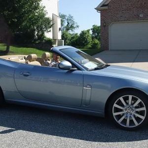 Biggles & his Jag XK - Maryland, USA